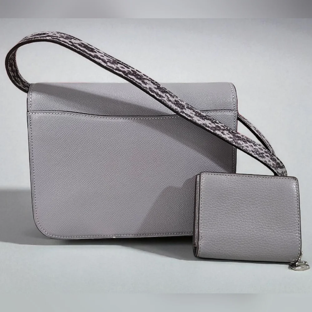 Coach Brynn 2021 NWOTs Gray Crossbody Bag and Wallet Set - Picture 4 of 14